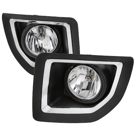 Spec-D Tuning 15-16 GMC Sierra 2500Hd Fog Lights- Clear LF-SIE1525COEM-HZ